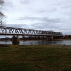 Eisenbahnbrücke über die Elbe in Rosslau