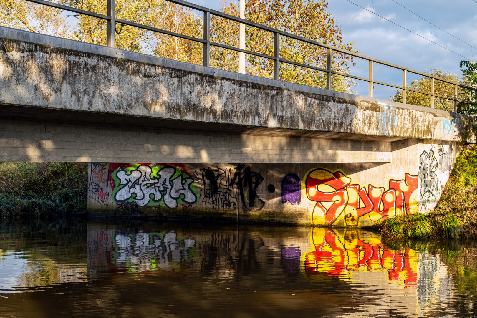 Eisenbahnbrücke über die Schwartau