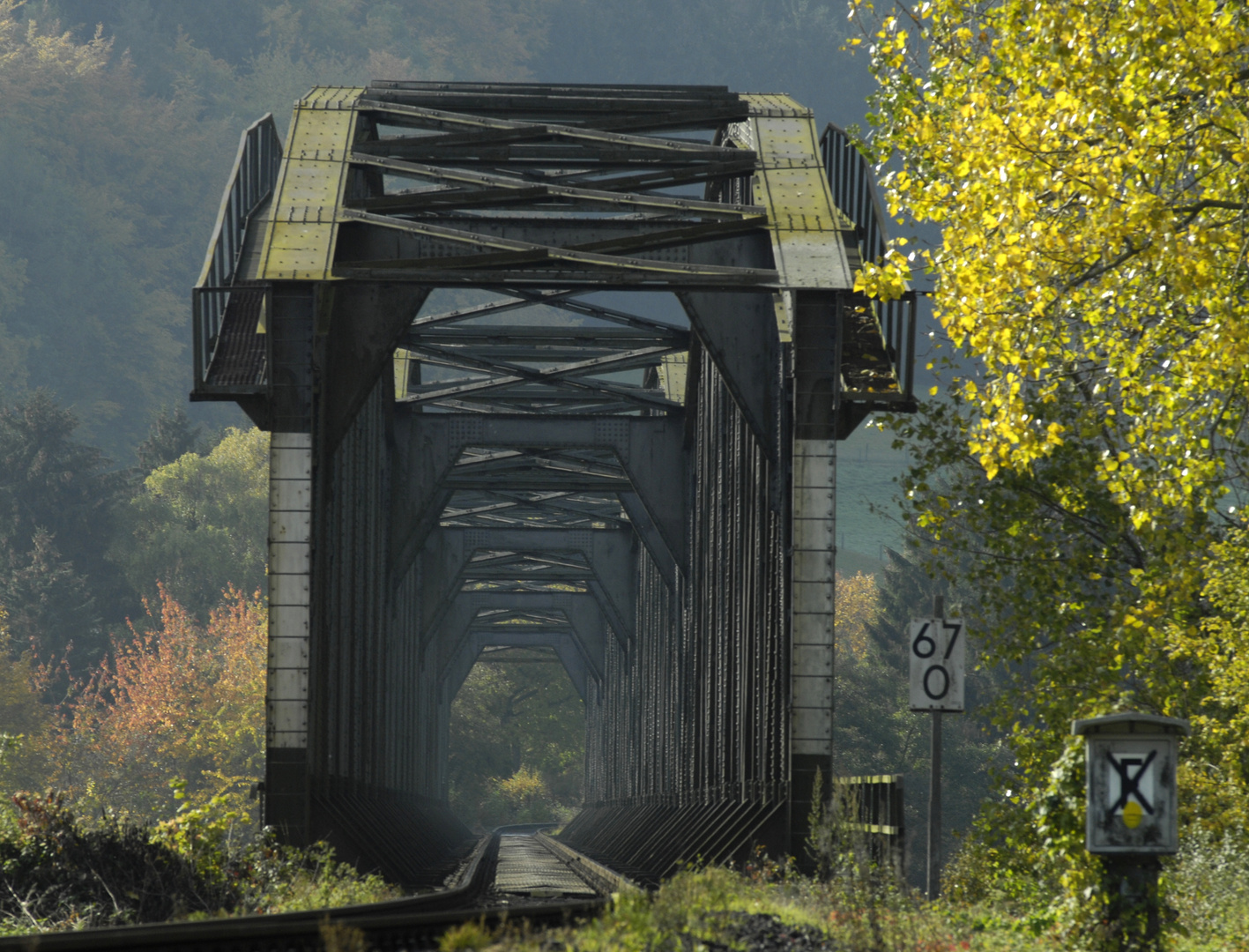 Eisenbahnbrücke über die Weser, Vlotho Foto & Bild gleise, eisenbahn