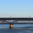 Eisenbahnbrücke übern Hollandsch Diep mit der Thalys