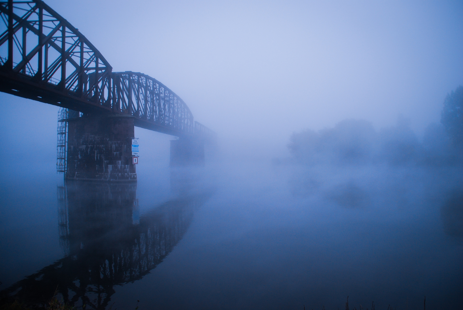 Eisenbahnbrücke Weser