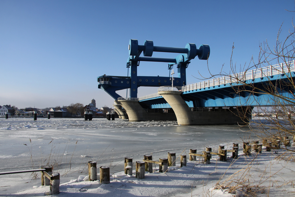 Eisenbahnbrücke Wolgast