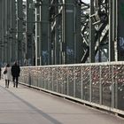 Eisenbahnbrücke zwischen Deutz und der Kölner Innenstadt