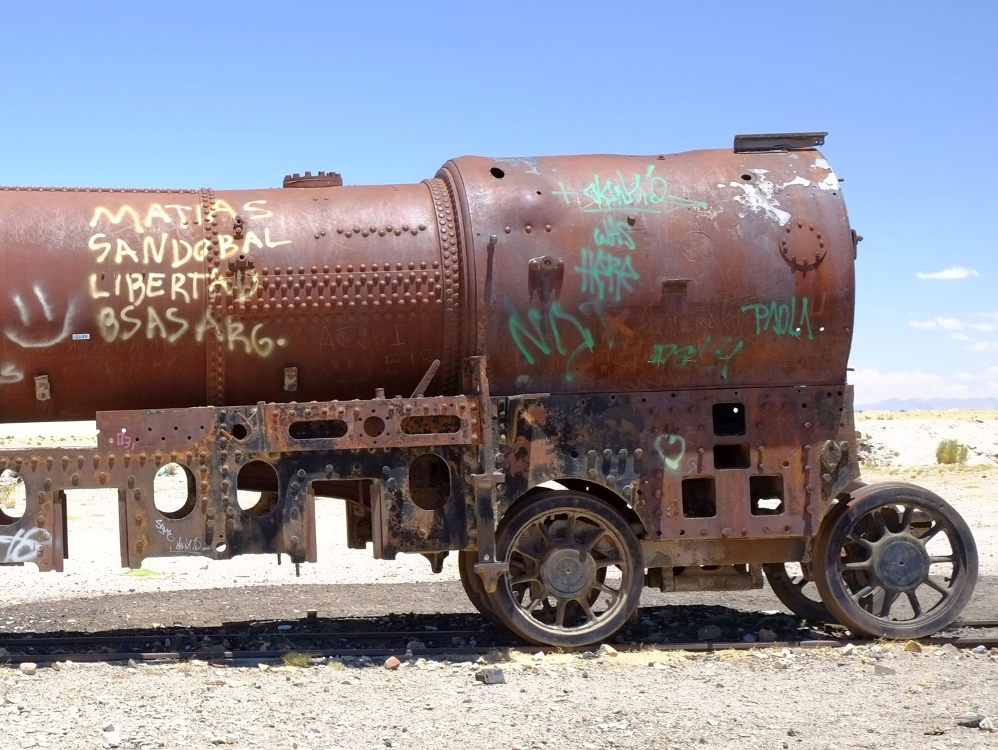 Eisenbahnfriedhof bei Uyuni 2