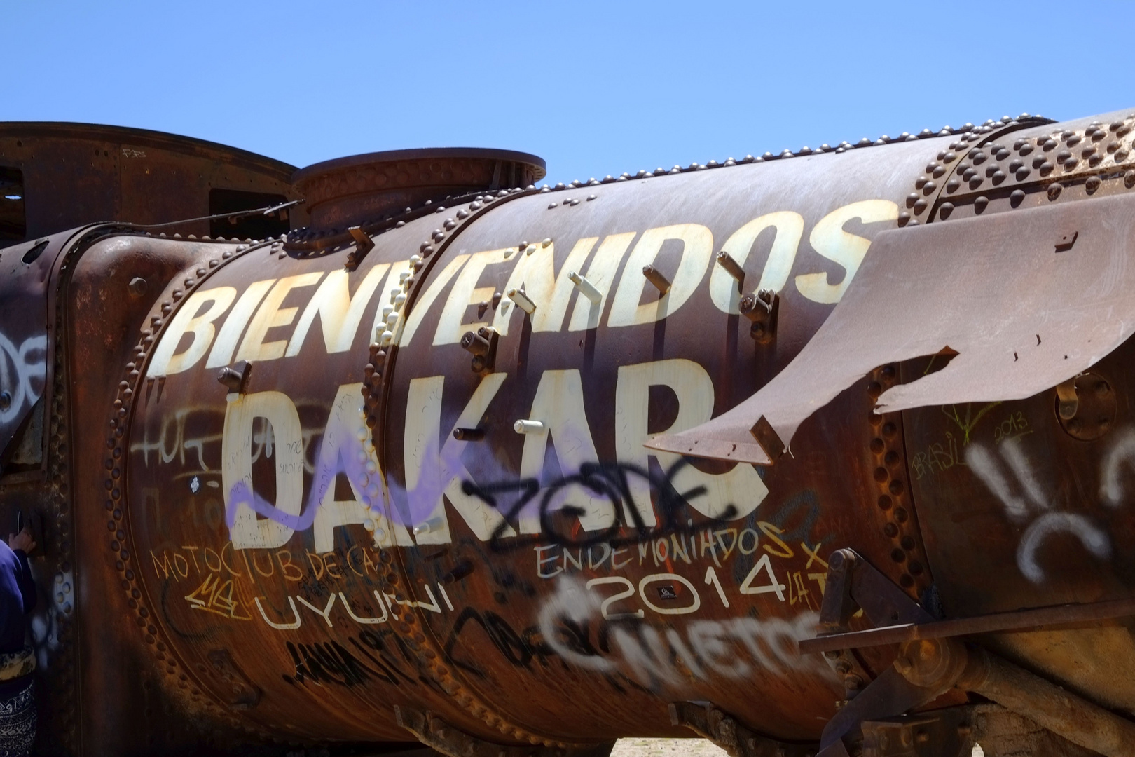 Eisenbahnfriedhof bei Uyuni 3