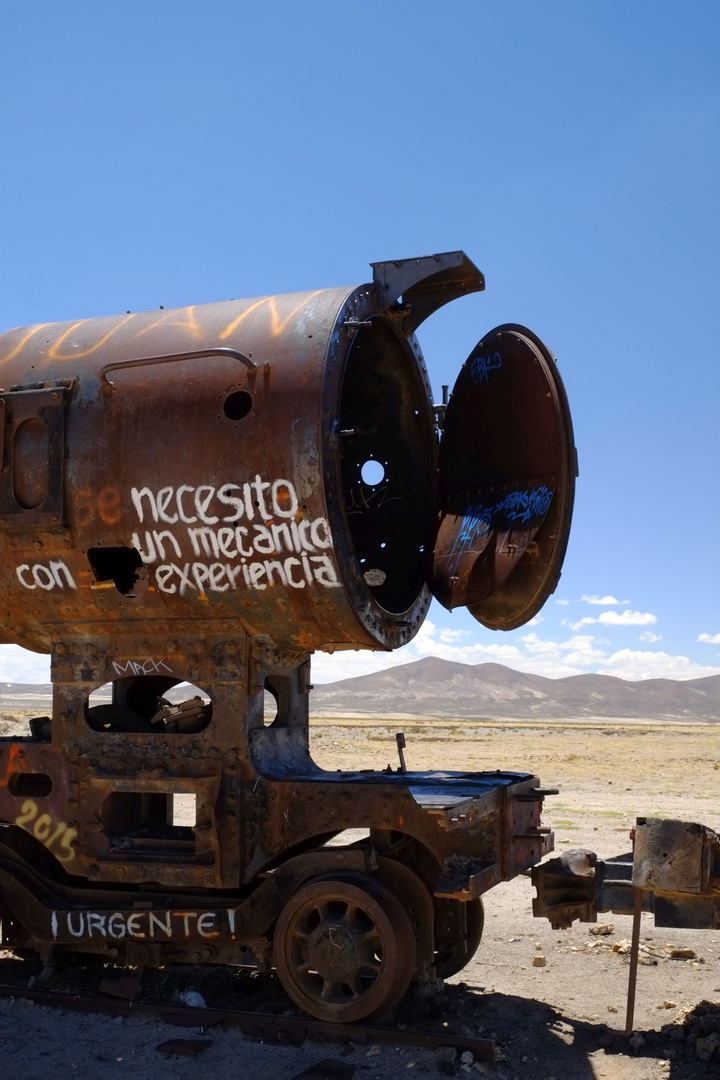 Eisenbahnfriedhof bei Uyuni 4