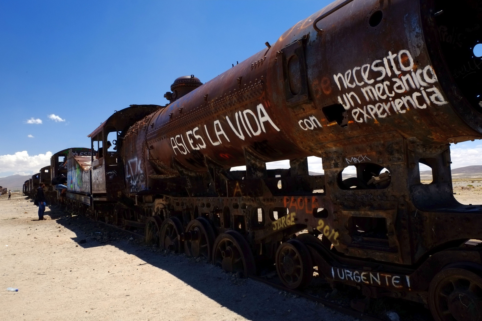 Eisenbahnfriedhof bei Uyuni 5