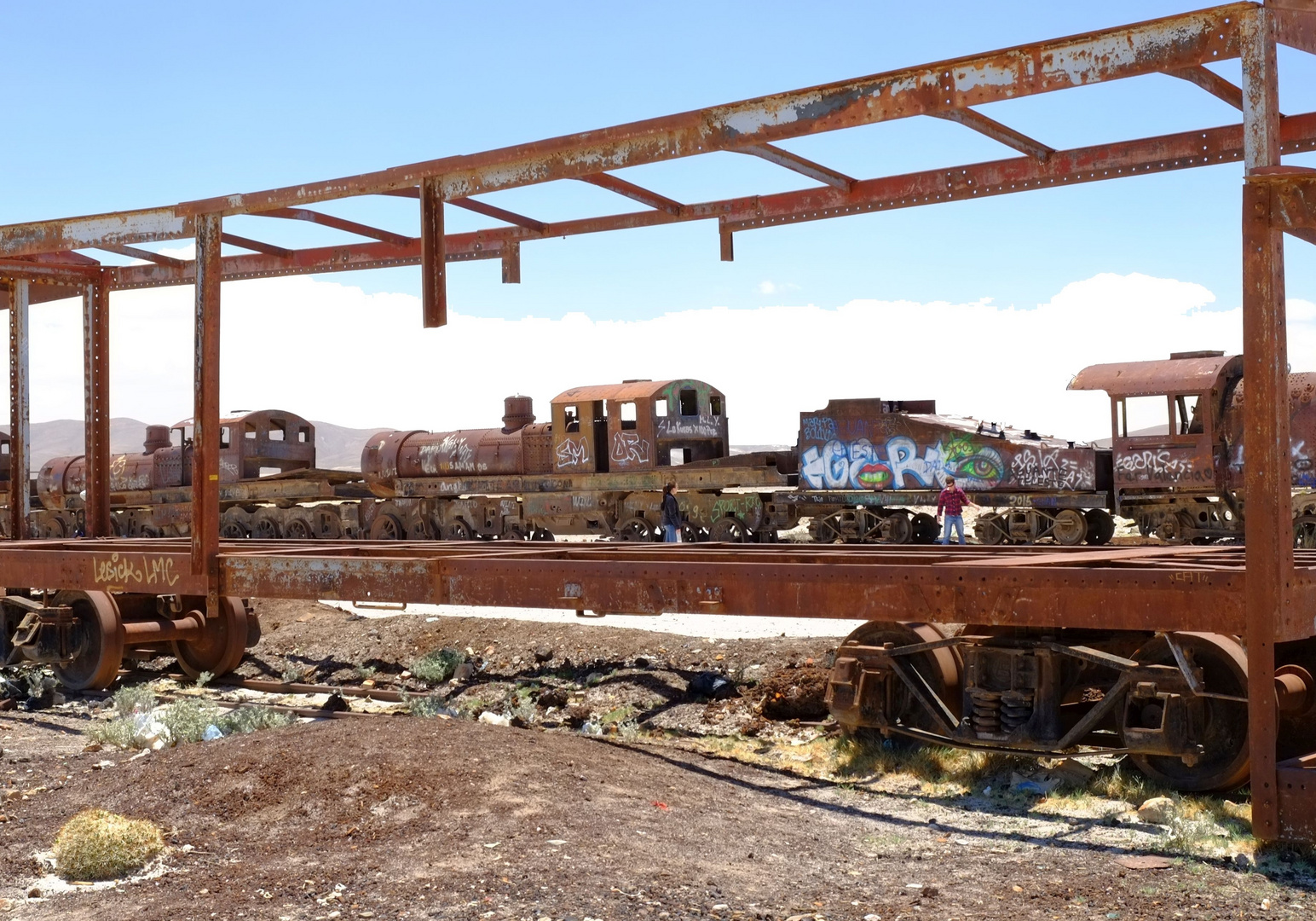 Eisenbahnfriedhof bei Uyuni 7