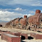 Eisenbahnfriedhof in der Nähe von Uyuni (Bolivien)1