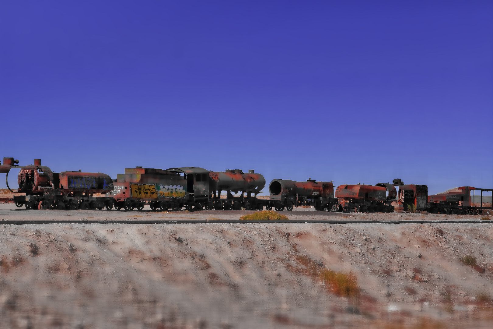 Eisenbahnfriedhof Uyuni