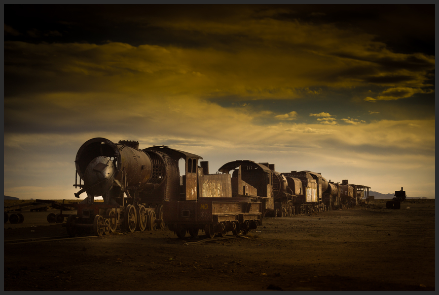 Eisenbahnfriedhof Uyuni (Bolivien)