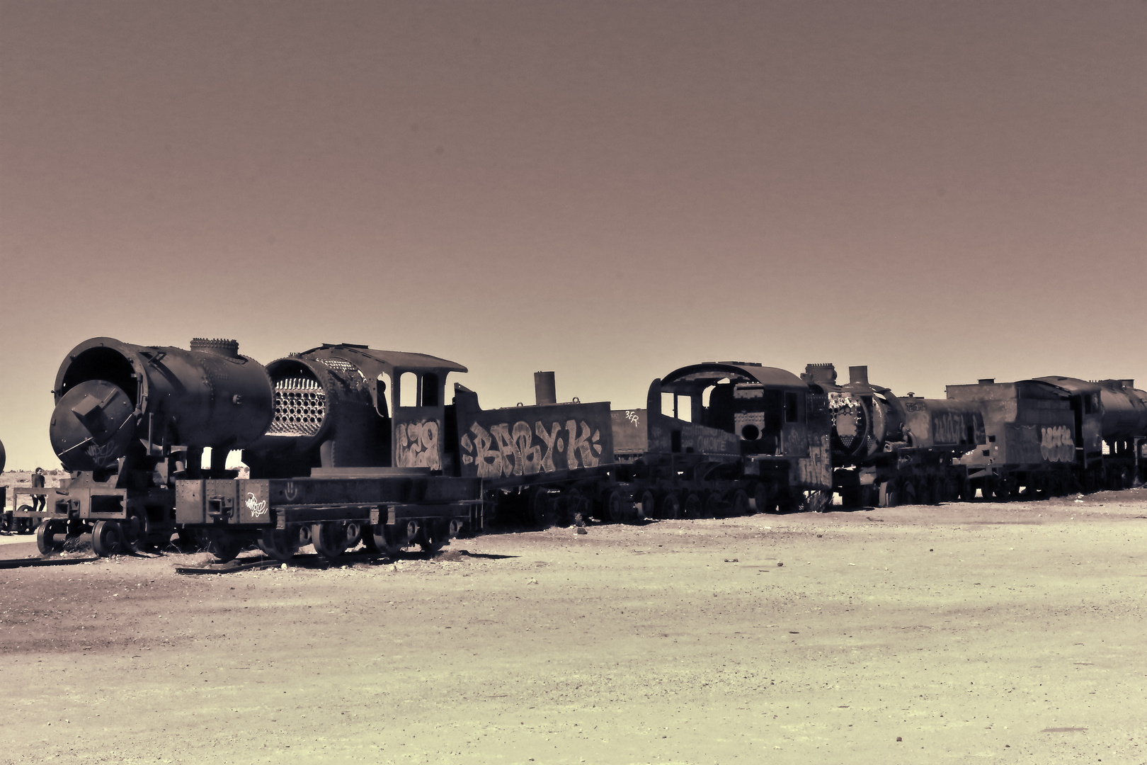 Eisenbahnfrieduf Uyuni