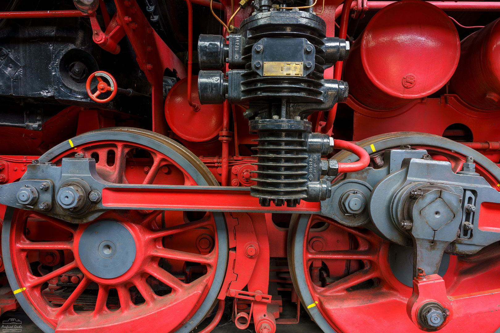 Eisenbahnmuseum Bochum - Kraftübertragung Dampflok