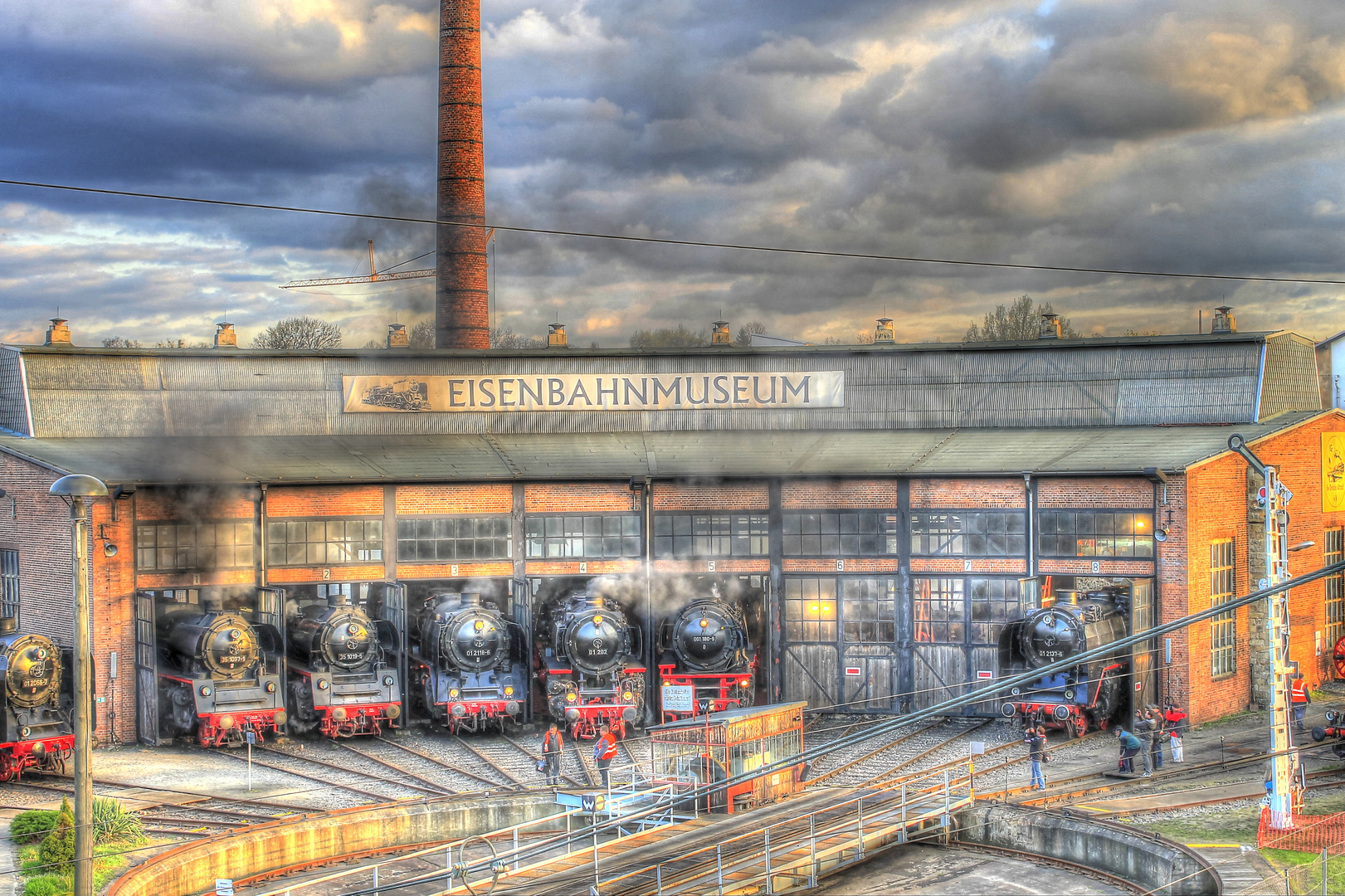 Eisenbahnmuseum Dresden HDR