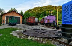 Eisenbahnmuseum Le Pont im Vallée de Joux