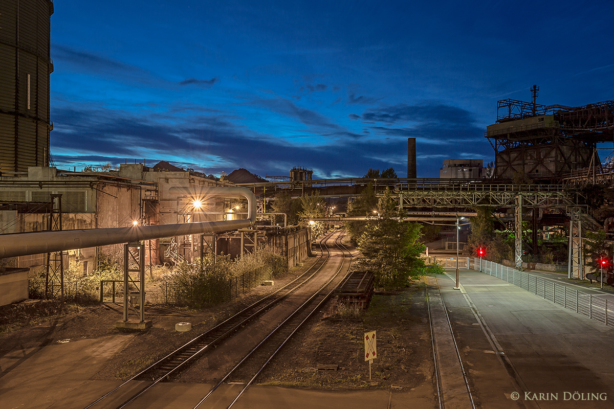 Eisenbahnromantik an der Völklinger Hütte