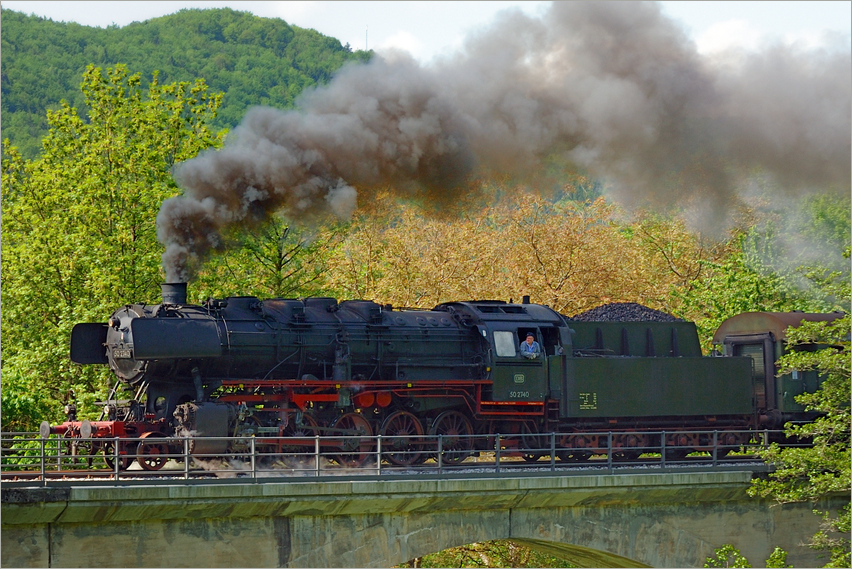 Eisenbahnromantik im Wieslauftal (23.5.2010)