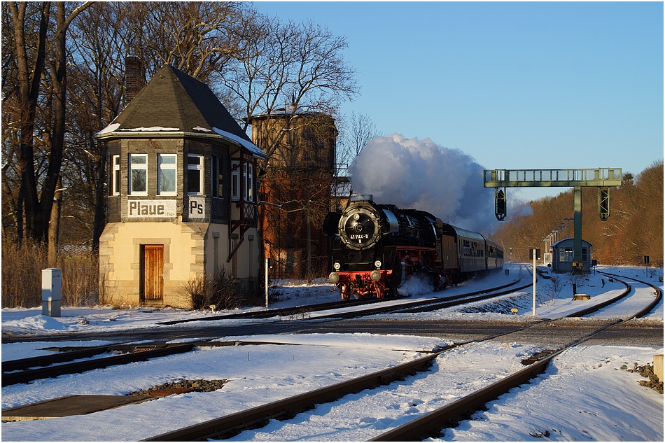 Eisenbahnromantik in Plaue