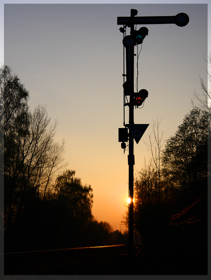 Eisenbahnromantik @ sunset