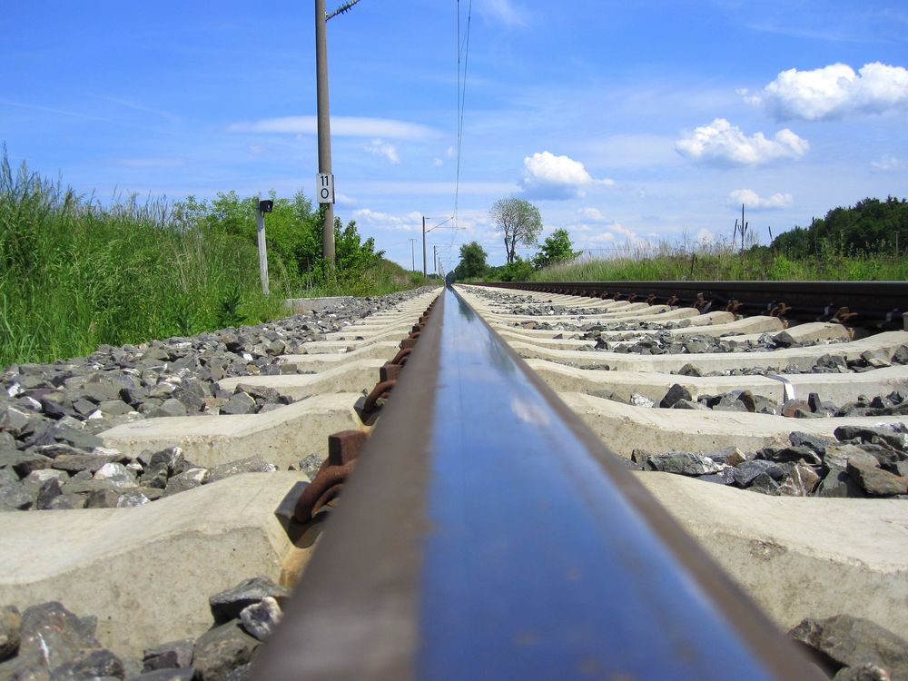 Eisenbahnschiene Foto &amp; Bild | natur, eisenbahn, gleise Bilder auf ...