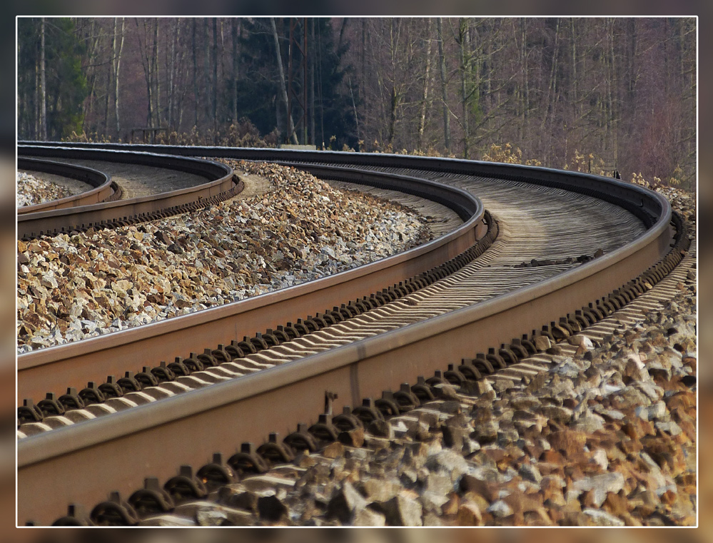 Eisenbahnschienen Foto &amp; Bild | gleise, eisenbahn, verkehr &amp; fahrzeuge ...