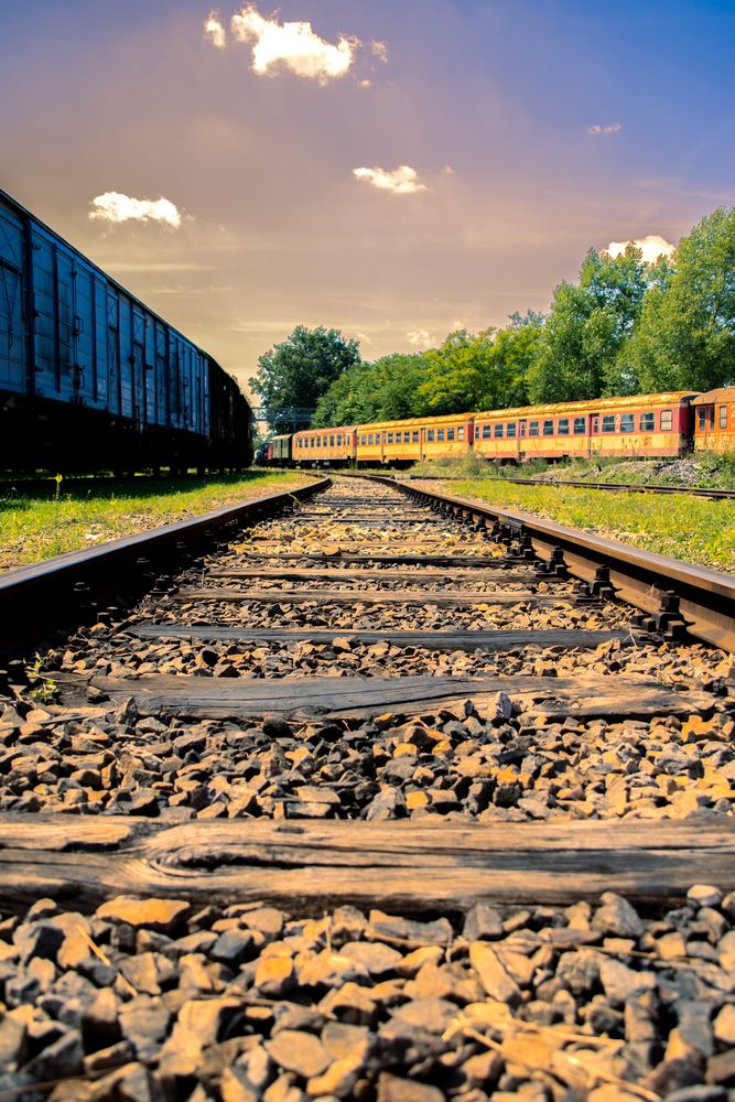 Eisenbahnschienen Foto &amp; Bild | eisenbahn, verkehr &amp; fahrzeuge, schiene ...