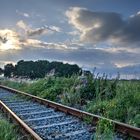 Eisenbahnstrecke bei Norden