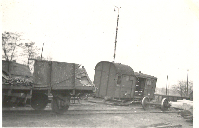 Eisenbahnunfall,im Herbst 1936,in Elsterwerda.