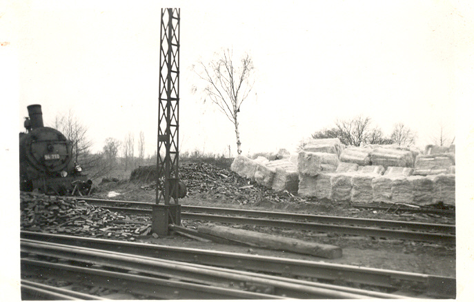 Eisenbahnunfall,im Herbst 1936,in Elsterwerda.(Lok-Bild 1)