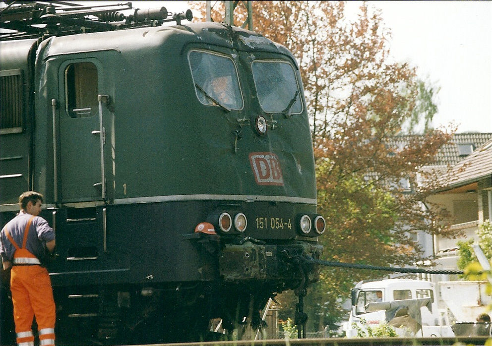 Eisenbahnunglück Westhofen 02.05.1999