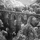 Eisenbahnviadukt Hetzdorf von der Bastei aus gesehen