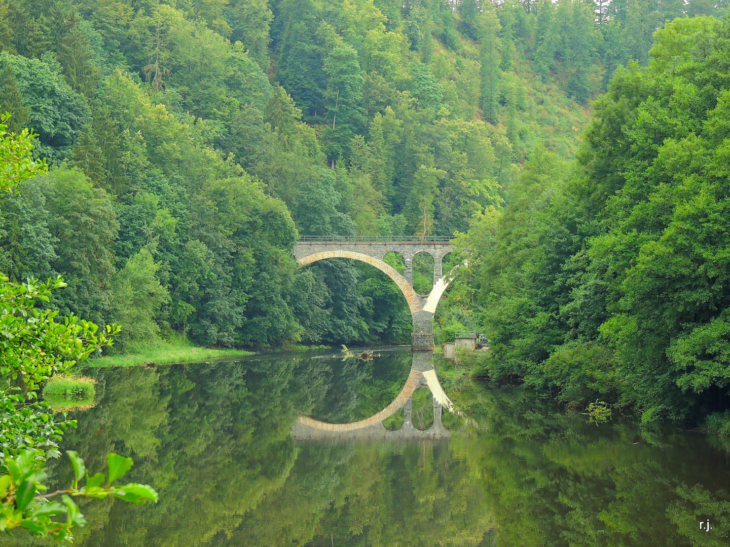 Eisenbahnviadukt in Ziegenrück