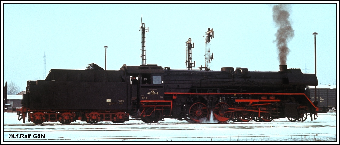 Eisenbahnwinter wie er einmal war 1981 