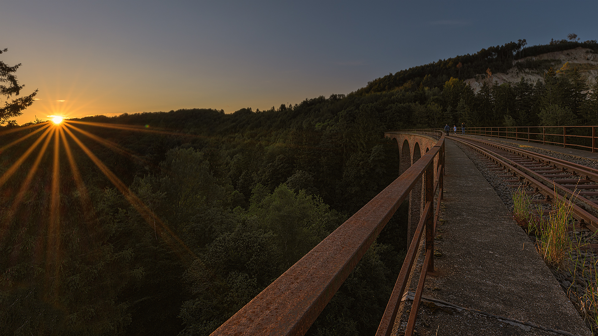 Eisenbahromantik am Hoxeler Viadukt