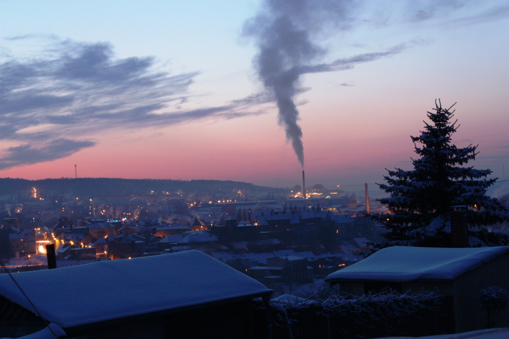 Eisenberg /Thüringen im Winter 2010