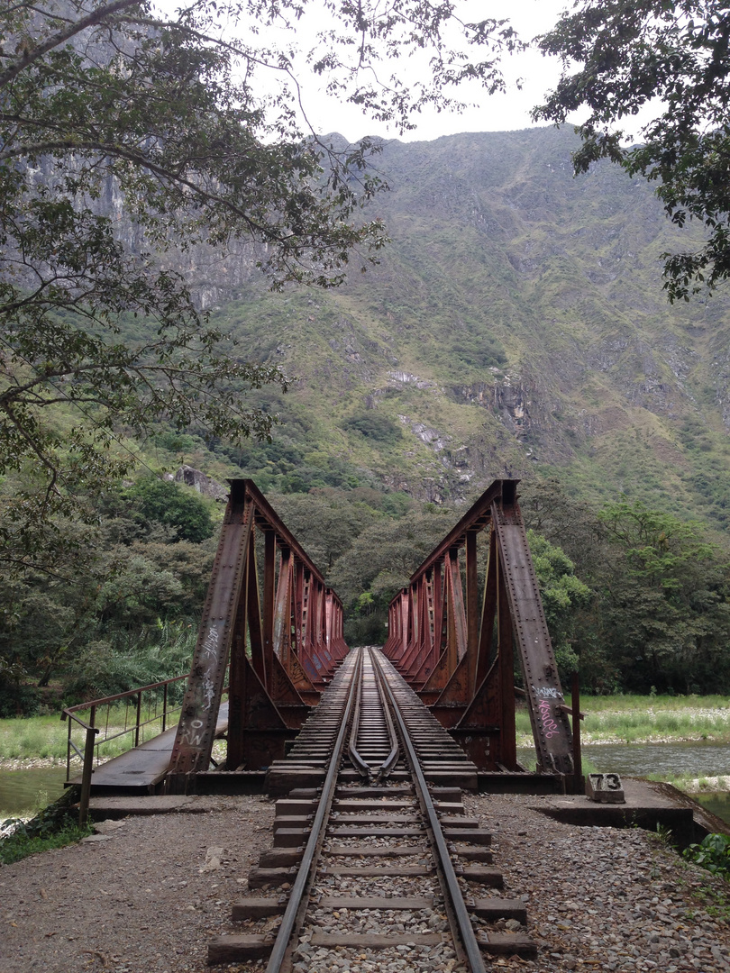 Eisener Pfad zum Machu Picchu