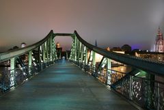 Eiserner Steeg bei Nacht