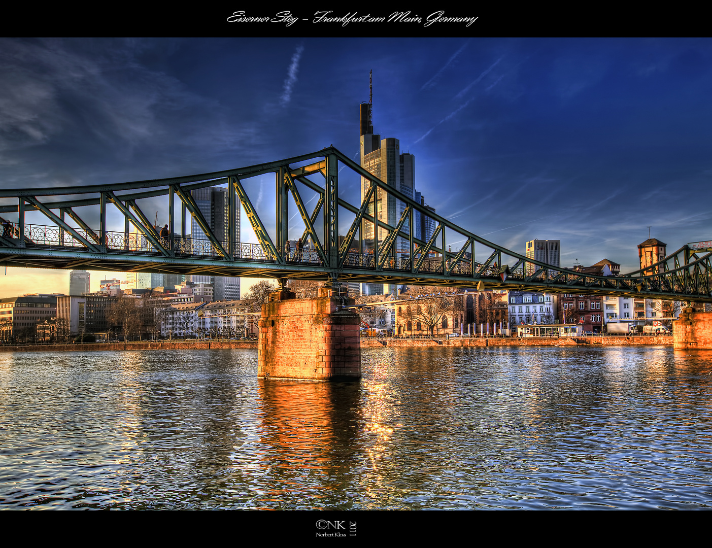 Eiserner Steg Frankfurt am Main Germany Foto Bild Eiserner Steg Frankfurt am Main Germany Foto Bild
