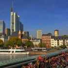 Eiserner Steg und Skyline