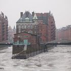 Eiseskälte in der Speicherstadt