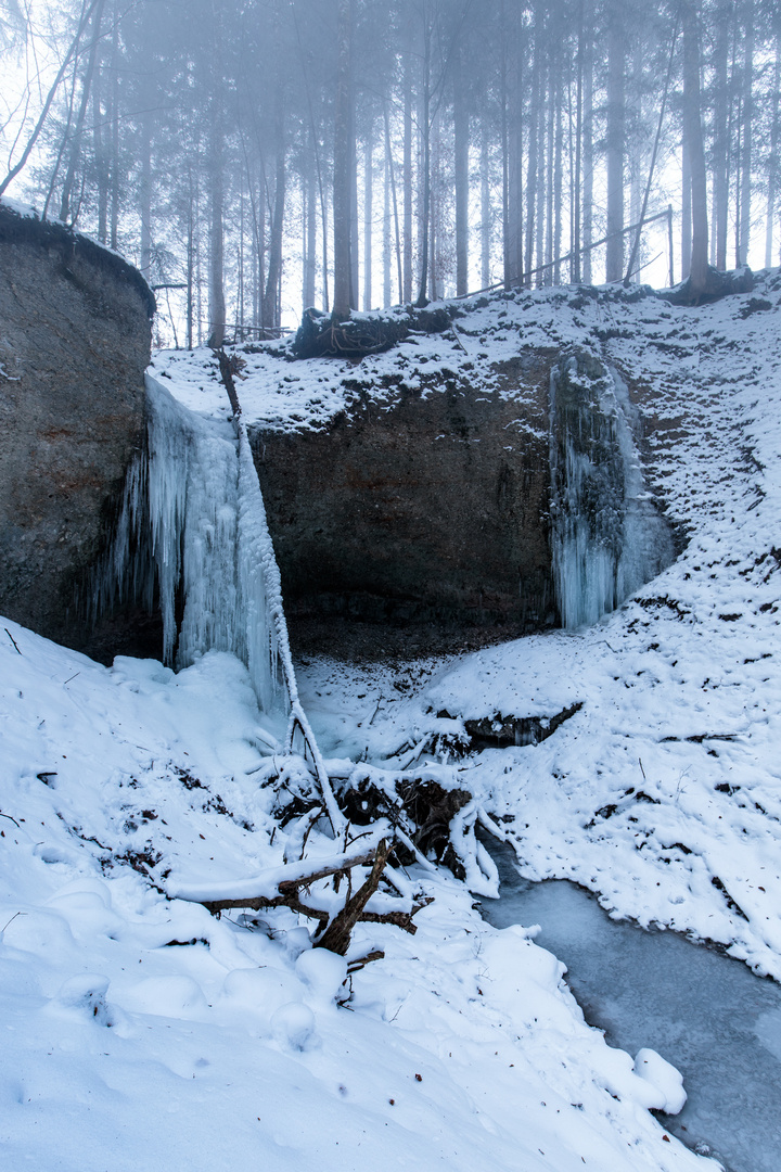 Eisfall im Toggenburg