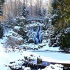 Eisfall unter der Teufelbrücke