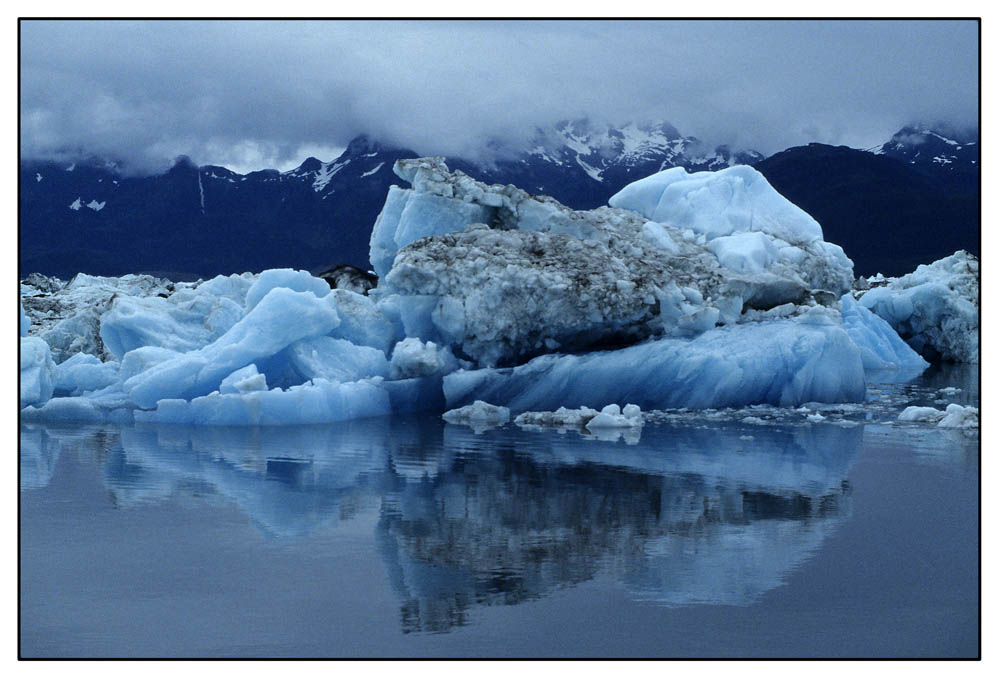 Eisfeld in Alaska