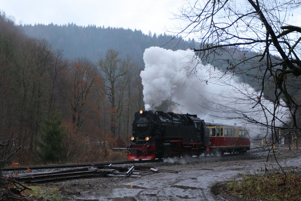 Eisfelder Talmühle, 99 7243-1 und 187 011-2