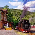 EISFELDER TALMÜHLE MIT EHEMALIGEM BAHNHOFSGEBÄUDE  HSB 03