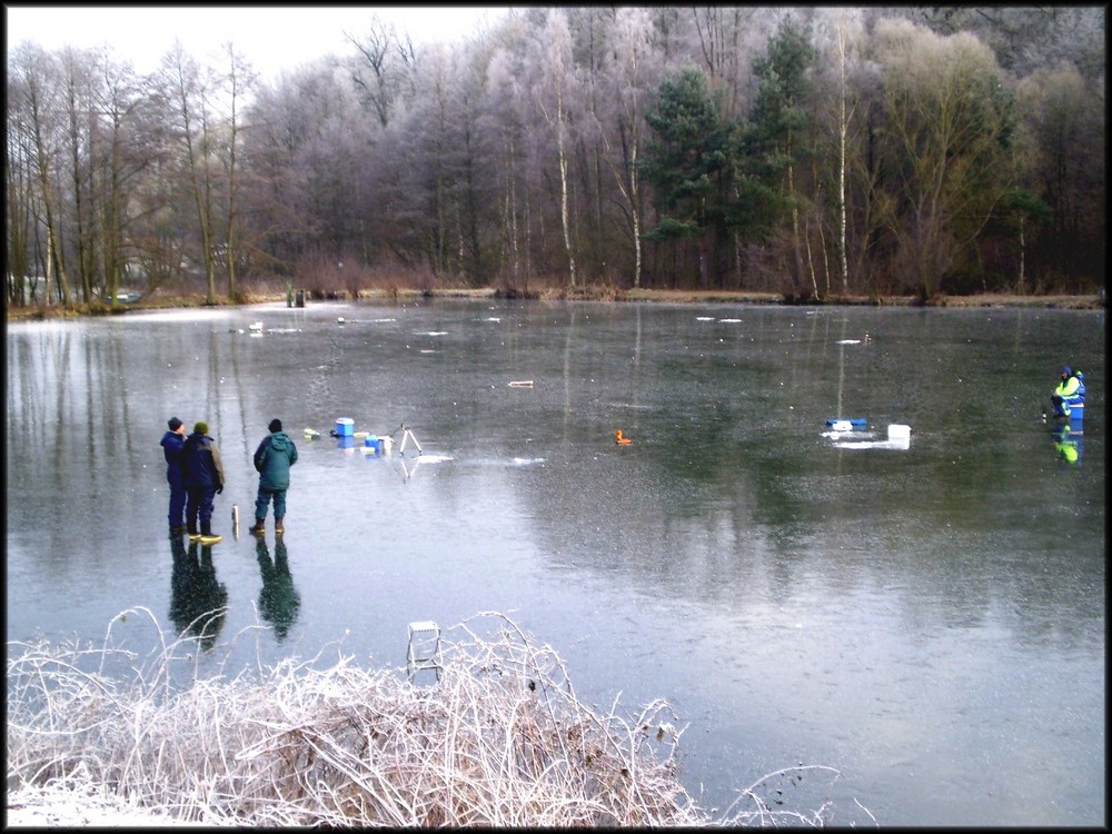 Eisfischen in Sibirien ???