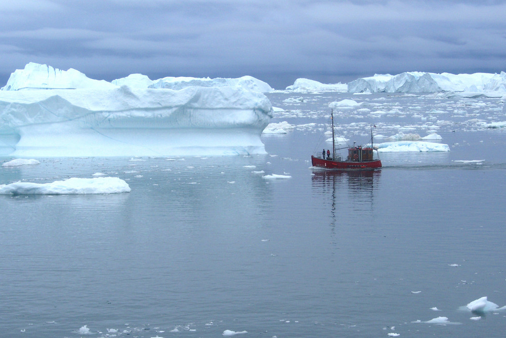 Eisfjord in Ilulissat (Grönland)