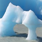 Eisformation auf dem Lago Grey Gletschersee im Nationalpark Torres del Paine