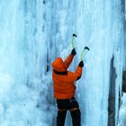 Eisformationen bei Zwischenwasser