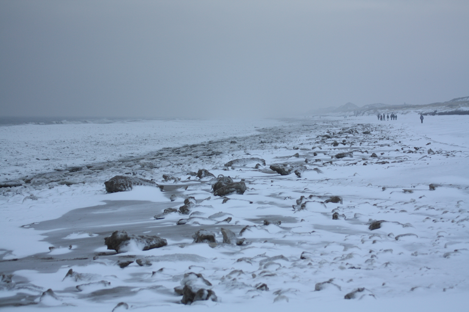 Eisfront von Norden kommend